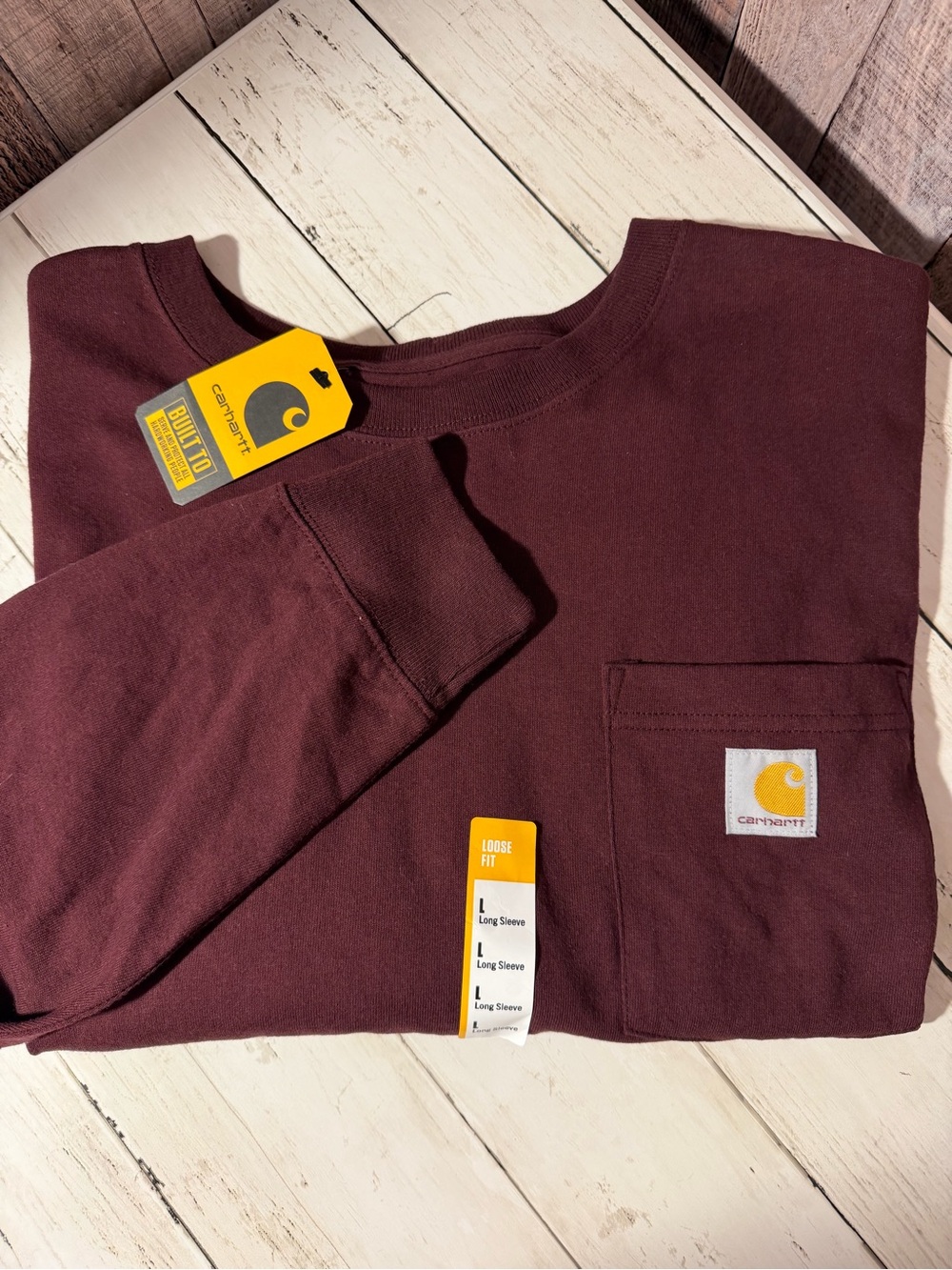 Carhartt long sleeve heavyweight pocket T shirt